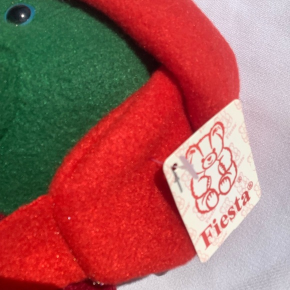 Fiesta Bear Claw Machine Edition Christmas Holiday Teddy Bear Red Green White - Picture 10 of 11